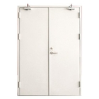 Customized Size 60/90 min 0.8/1.0 mm Galvanized Steel Fire Safety Door For Apartments